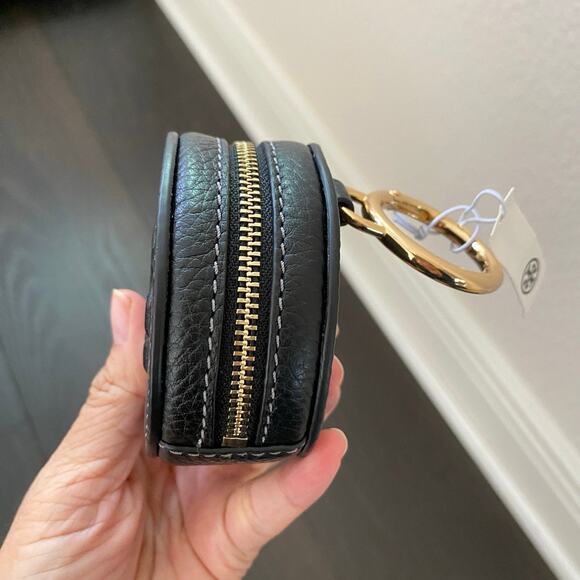 NWT 150410 Tory Burch thea coin pouch Black - Picture 5 of 8